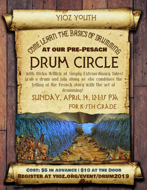 Banner Image for Pesach Drum Circle with Simply Extraordinary Tales